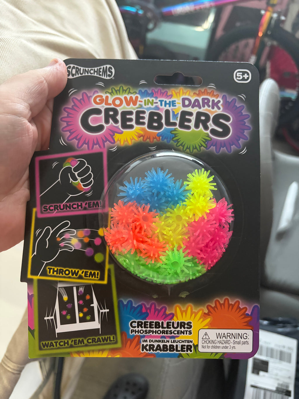Tobar Glow-in-the-Dark Creeblers Tactile Sensory Toy, Age 5+