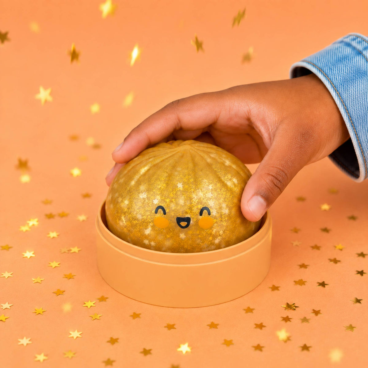 3 pack RMS Playhub Mystery Gold Glitter Dumpling