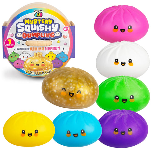 3 pack RMS Playhub Mystery Gold Glitter Dumpling