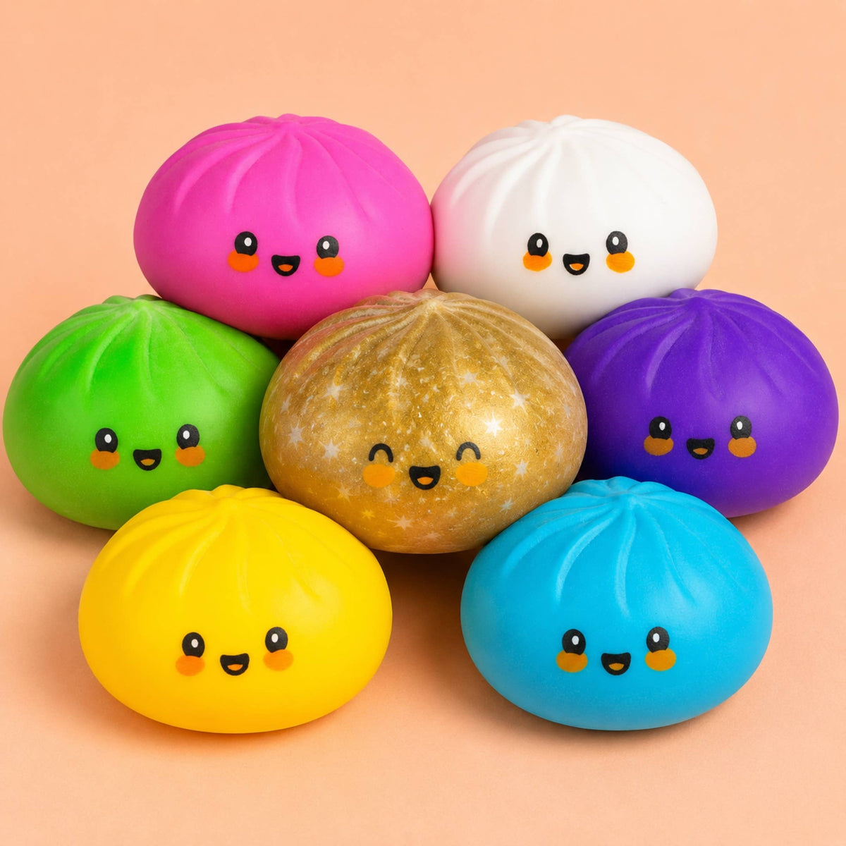 3 pack RMS Playhub Mystery Gold Glitter Dumpling