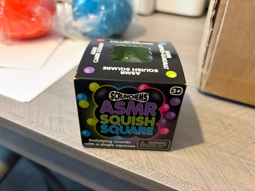 Scrunchems ASMR Squish Square Tactile Squeeze Toy 3+ MPN 39005