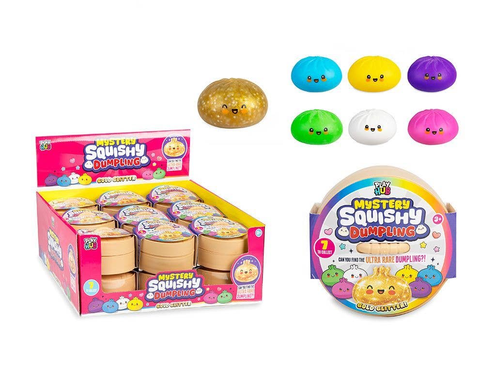 3 pack RMS Playhub Mystery Gold Glitter Dumpling