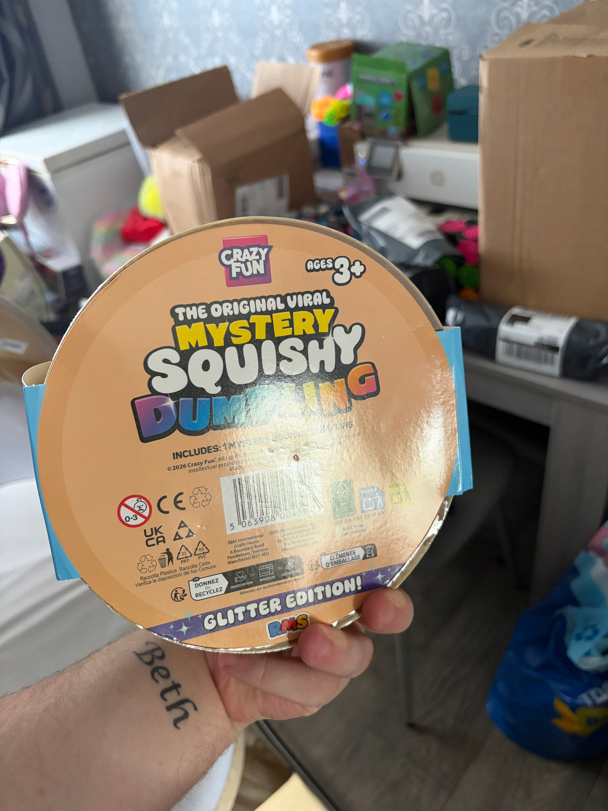 XL RMS dumplings glitter edition