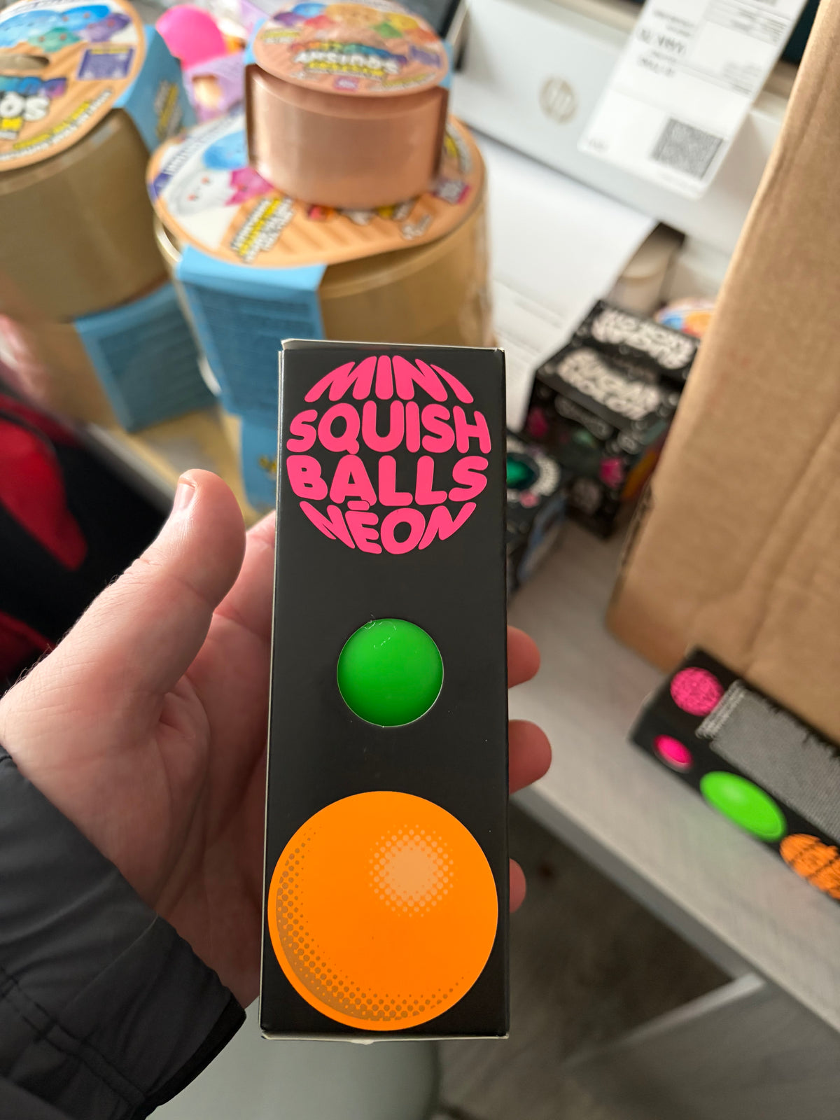 Scrunchems Mini Neon Squeeze Ball Stress Toy Multicolour MPN E262
