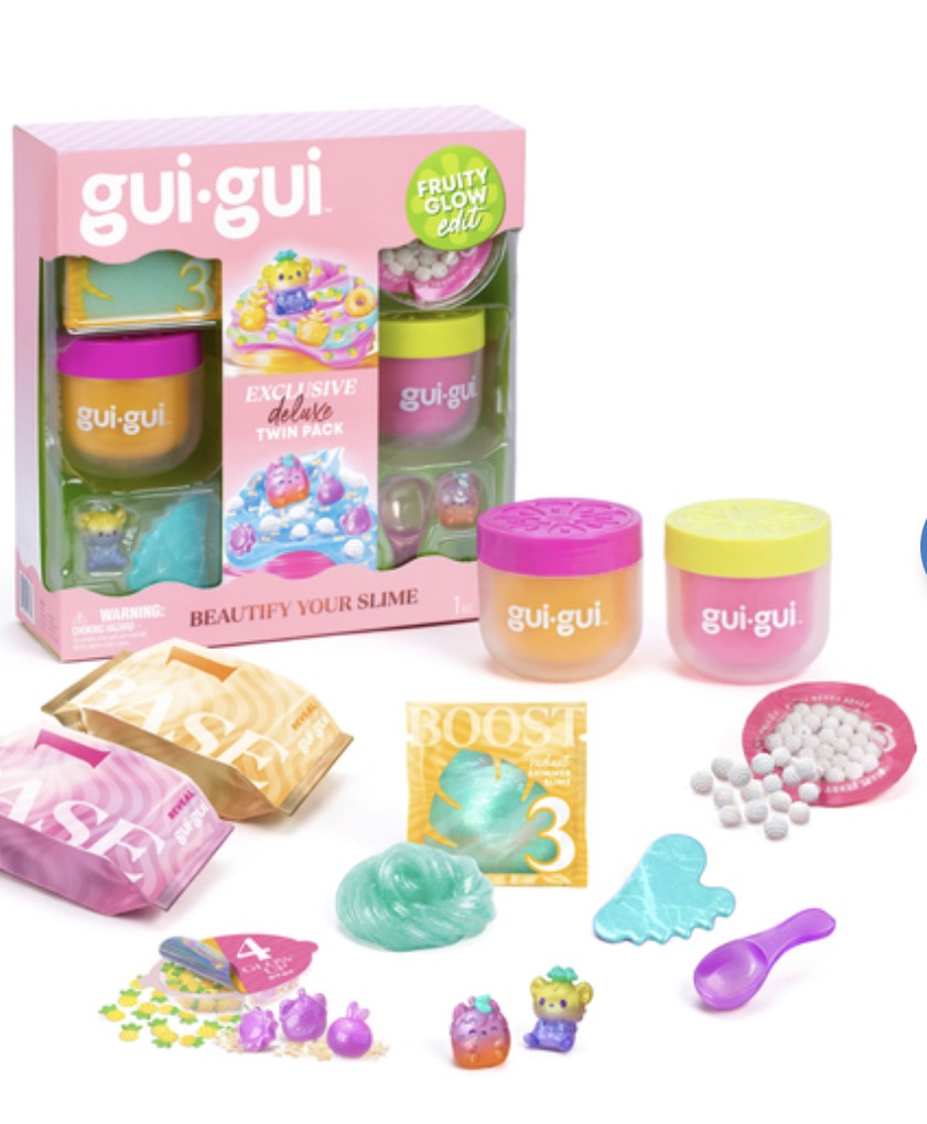 GUIGUI fruit glow slime set