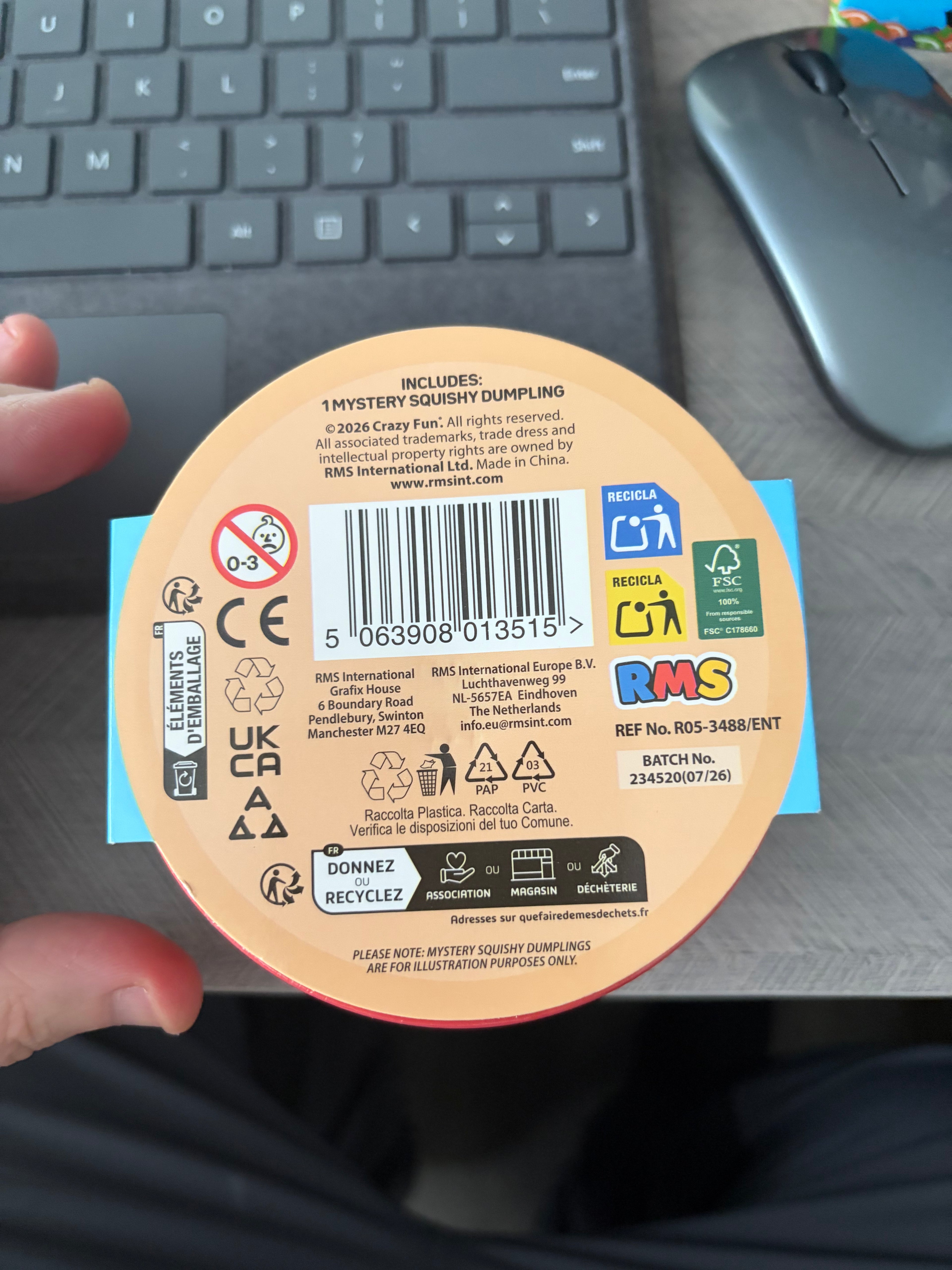 RMS viral mystery dumpling treasure edition